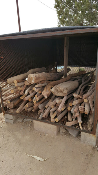 Cottonwood root used for making kachinas. Tsukurshovi. Hopi AZ