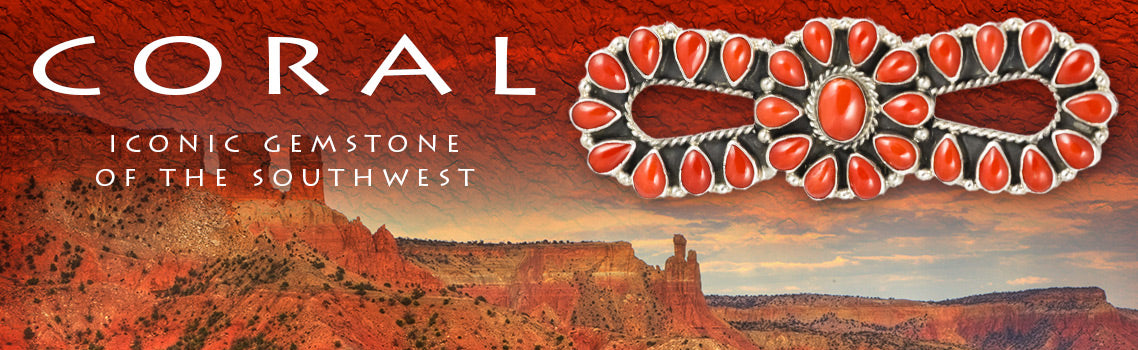 Certified Authentic Native American Coral Jewelry Collection