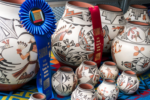 Award Winning Pottery by Elizabeth and Marcellus Medina (Zia) >