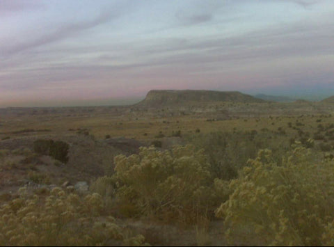 Here's a morning pic of Teec Nos Pos AZ. Taken from the back porch at my folks place. (Photo Credit:  Ira Wilson)