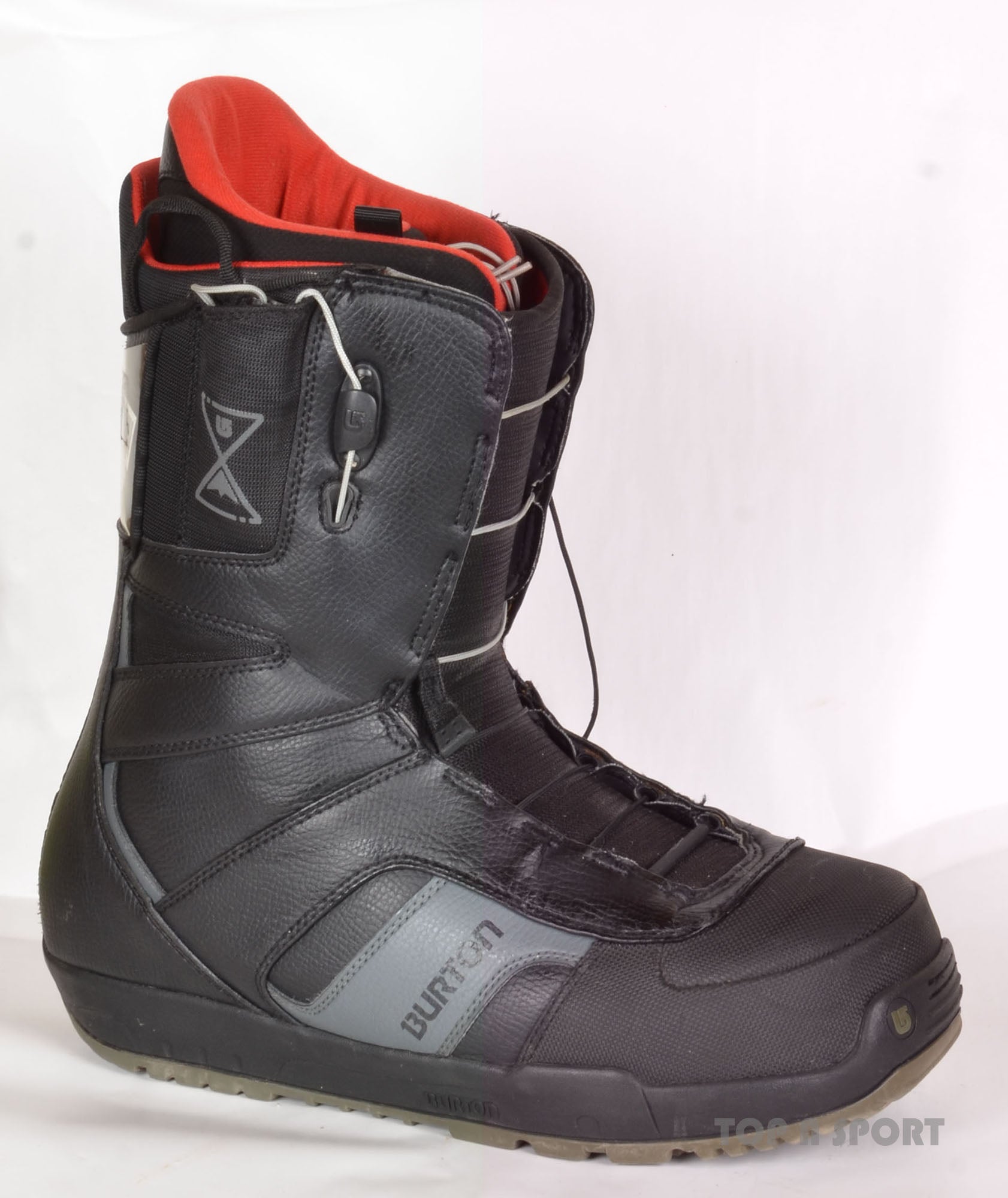 Grey Boots de snowboard d'occasion Burton PROGRESSION SZ Blk 
