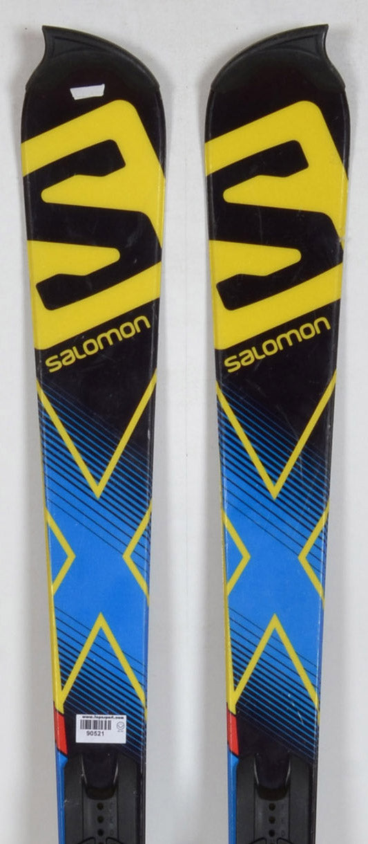 160 cm Ski occasion junior Salomon X race SW fixations Qualité A 