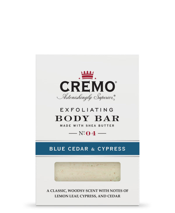 Blue Cedar & Cypress Exfoliating Body Bar