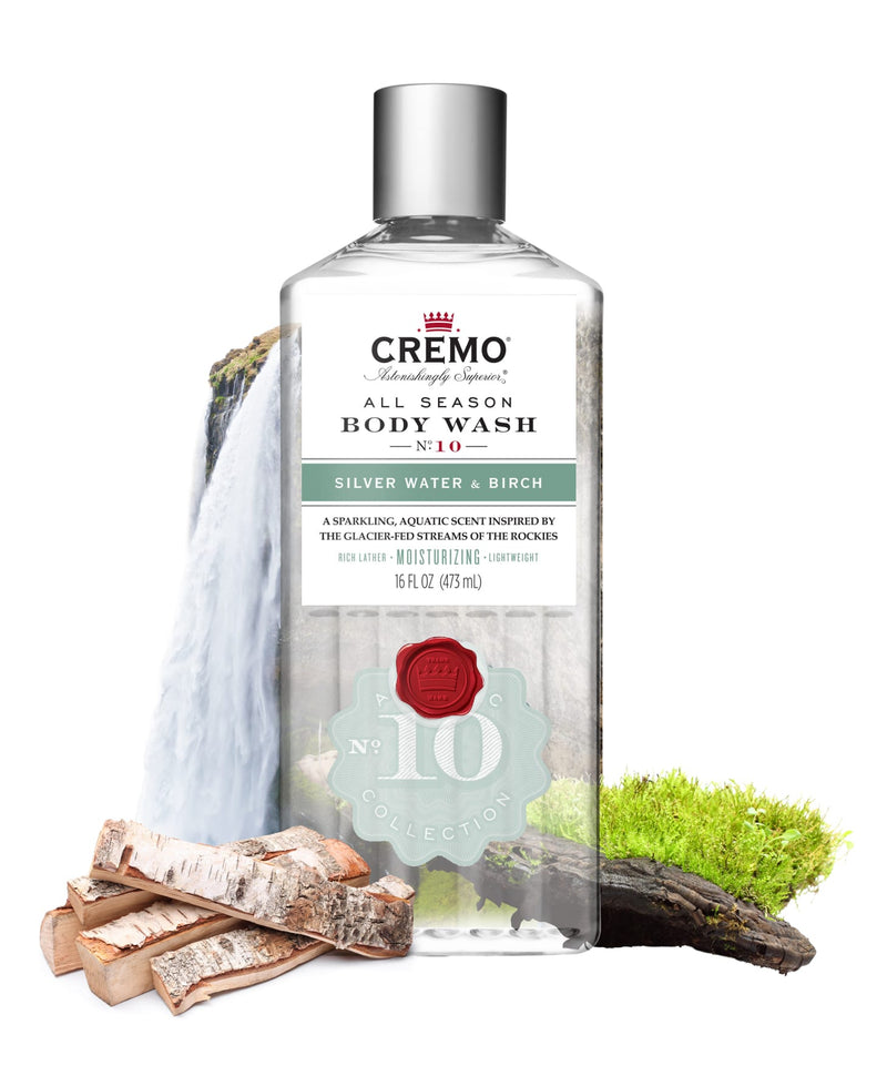 Silver Water & Birch Body Wash