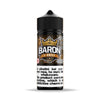 Baron Citrus Vanilla eLiquid - A 120ml bottle of freebase nicotine eLiquid featuring citrus and vanilla flavours
