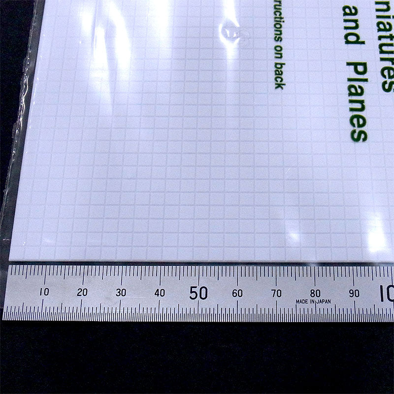 040" Thick 1mm Evergreen Sheet Styrene 4504 Tile 1/6" Squares 4.2mm 