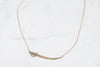 Sword necklace - brass