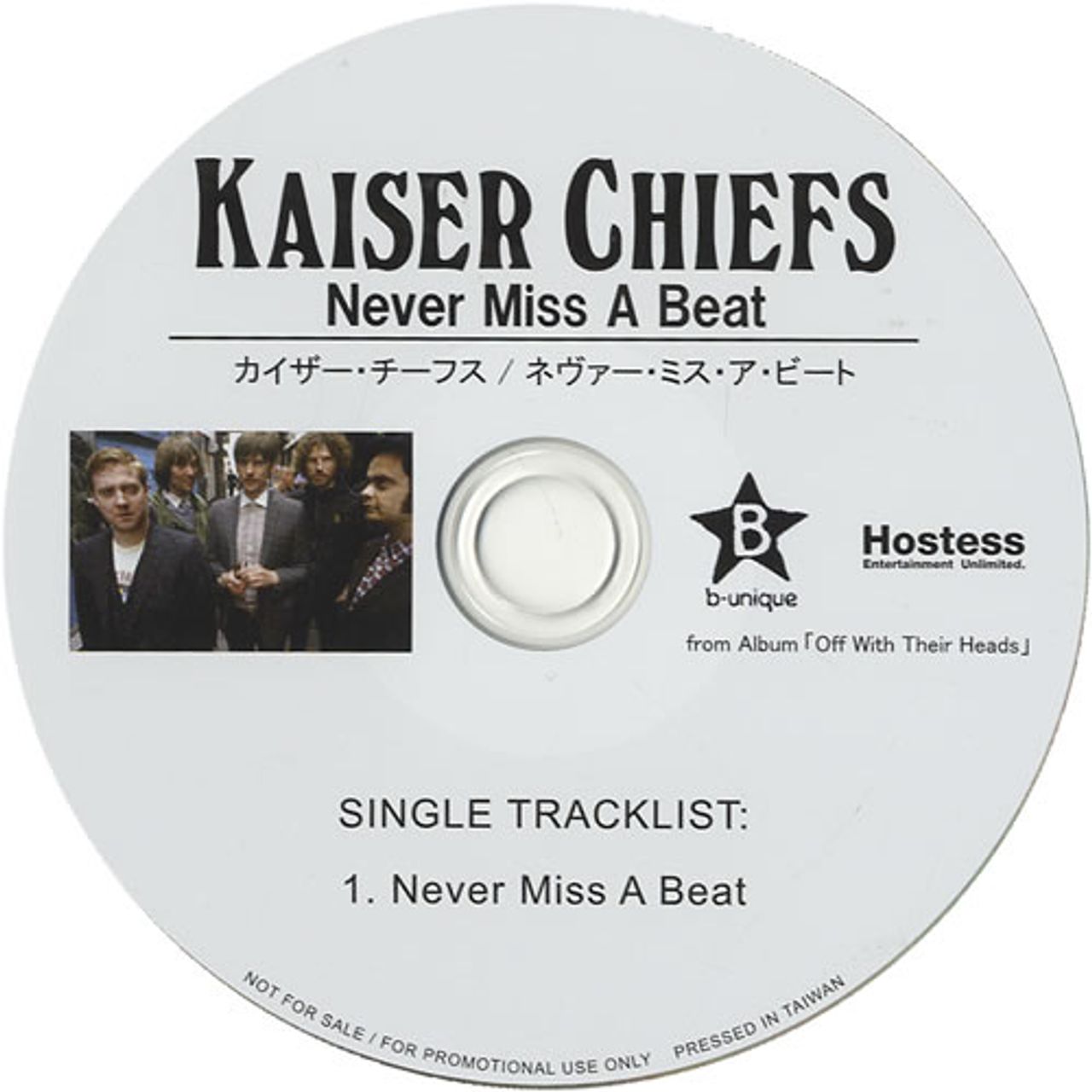 Kaiser Chiefs Miss Beat Taiwanese Promo CD single — RareVinyl.com
