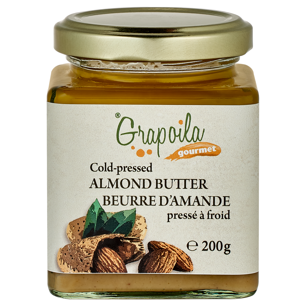 Akrobatik søm Snart GRAPOILA Almond Butter 200g – Hungarian Fine Foods