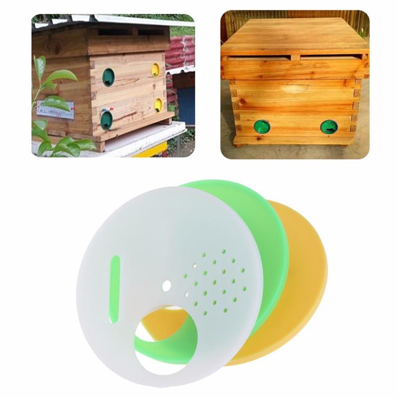 30x Bee Hive Box Gate Discs Beekeeping Tools Honeycomb Entrance for Beehives 