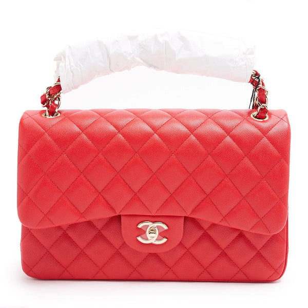 chanel classic flap bag caviar jumbo