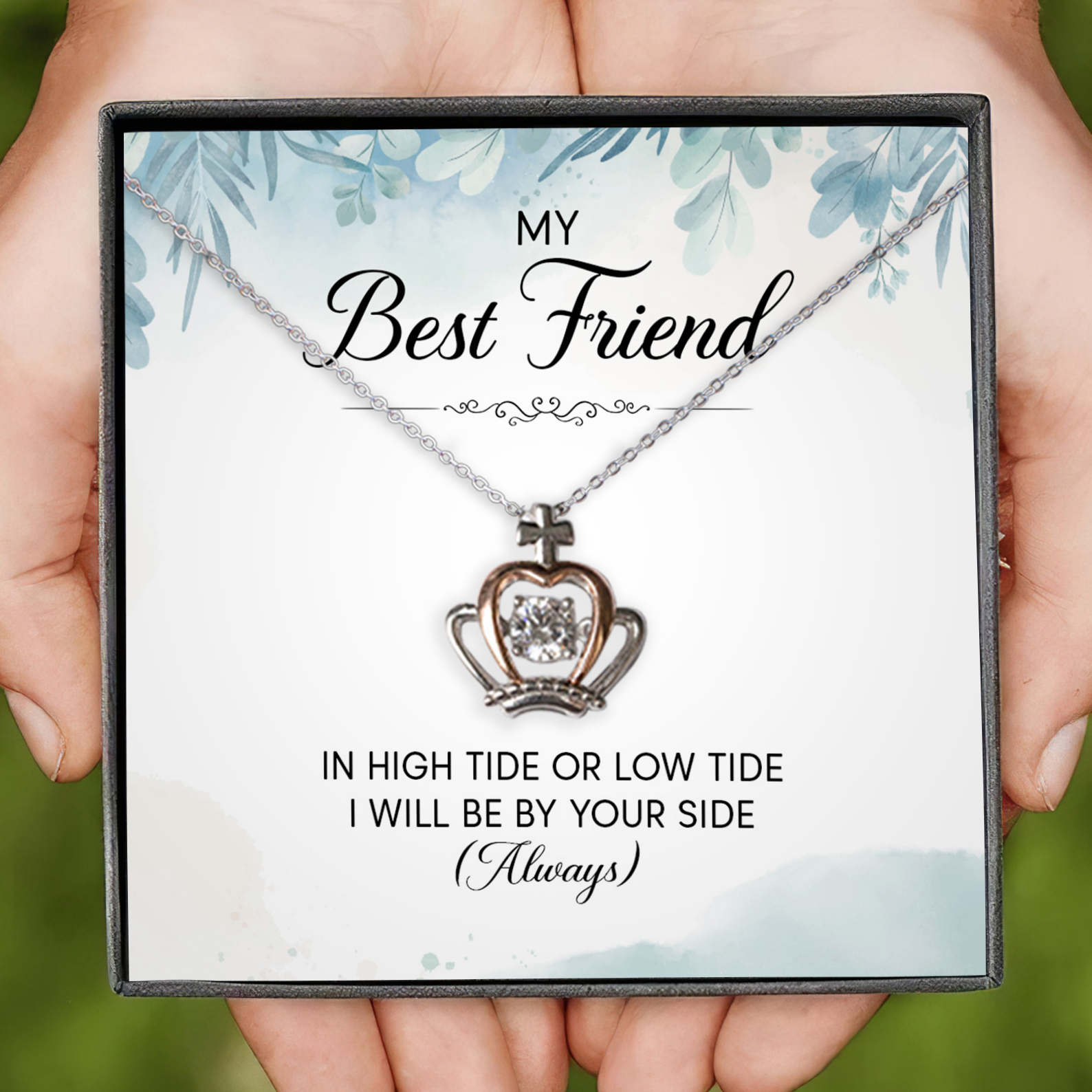 personalized best friend necklace