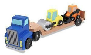 Low Loader Wooden Truck Set - - Melissa and Doug
