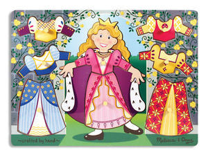 Princess Dress-Up Peg Puzzle - Melissa and Doug