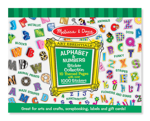 Alphabet and Numbers Sticker Collection - Melissa and Doug