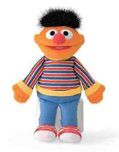 GUND Sesame Street Ernie Beanbag Toy - 7""