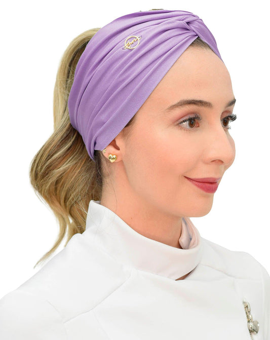 Turbante Lavanda - jalecos-mania Feminino, Gabardine Premium, Jalecos Mania, Lavanda, Turbantes