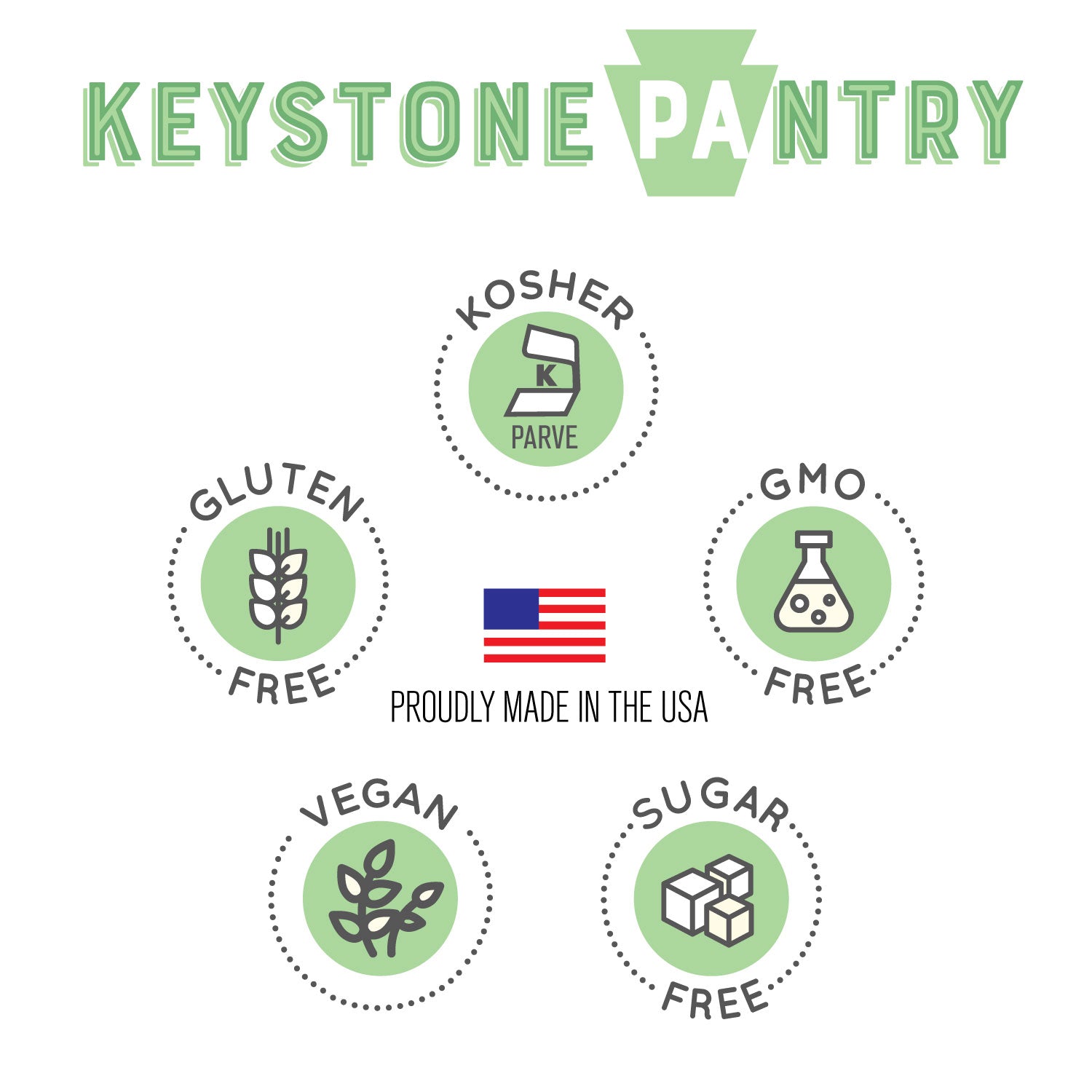 Keystone Pantry Pineapple Sugar-Free Topping Vegan & Diabetic Friendly