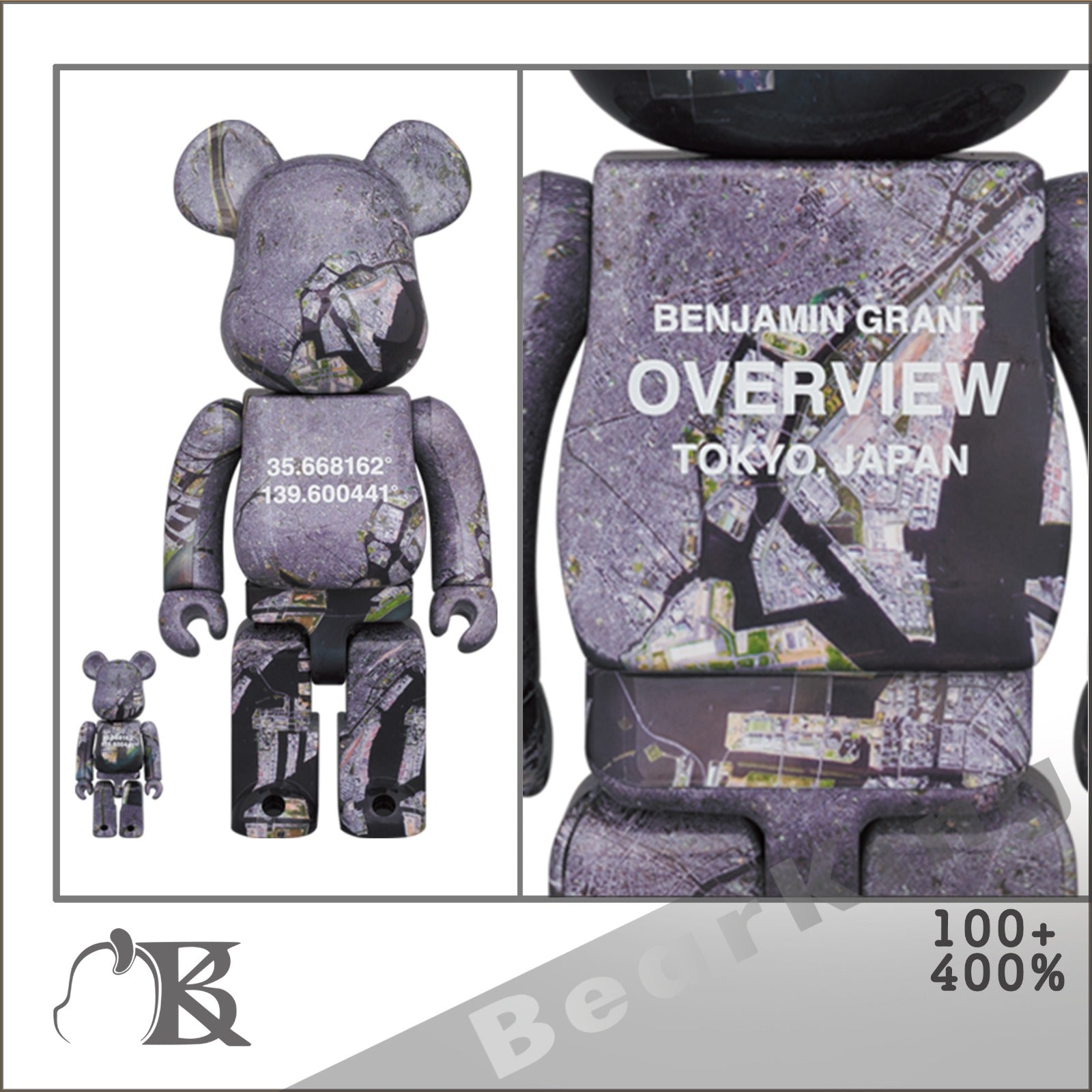 BE@RBRICK Benjamin Grant OVERVIEW TOKYO 100% & 400%