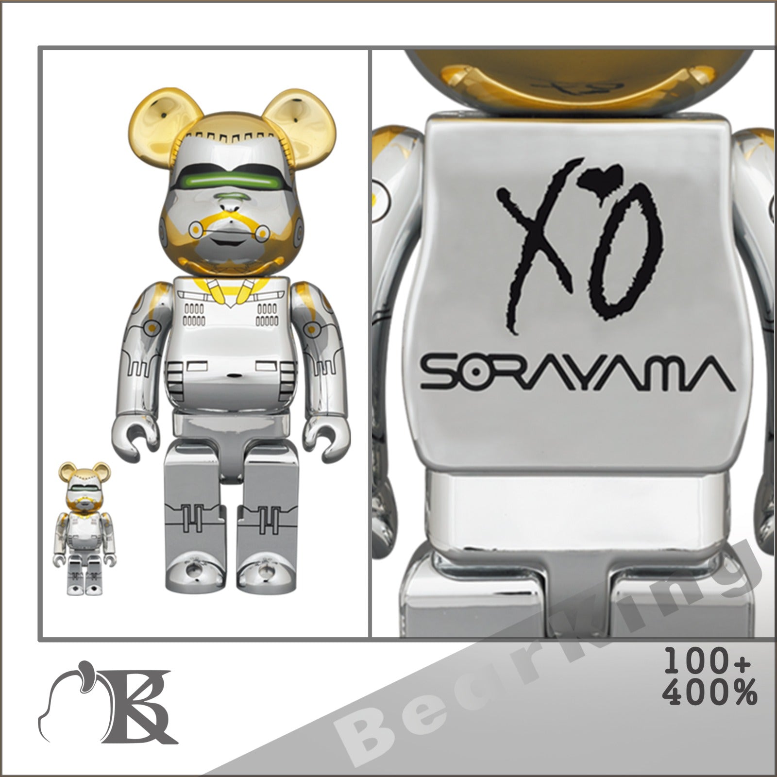 BE@RBRICK SORAYAMA × THE WEEKND 100％ & 400％ 空山基