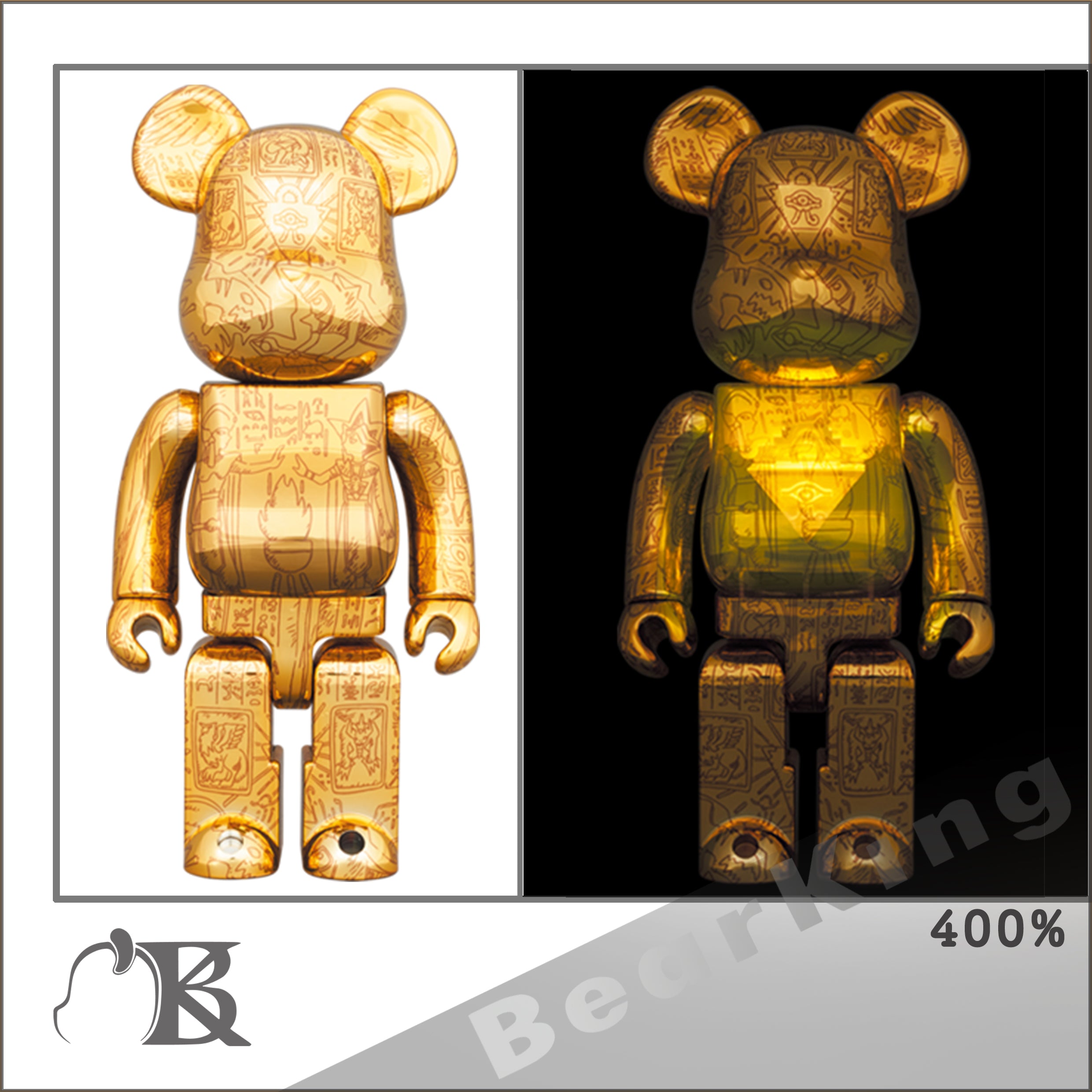 BE@RBRICK 遊☆戯☆王デュエルモンスターズ 千年パズル 400％フィギュア