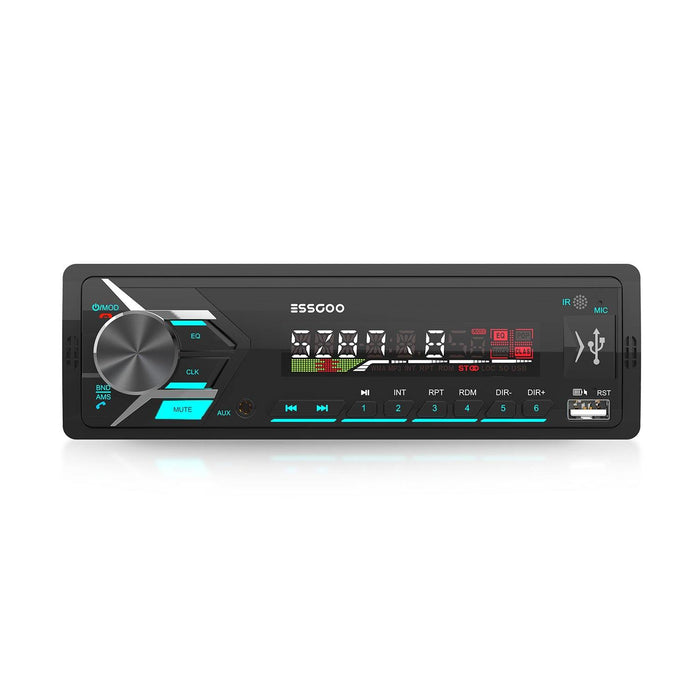 ESSGOO TS0003 | Car Stereo Dual Bluetooth USB  MP3 Player Sysem With RDS