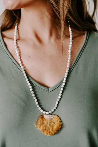 Dedra Teardrop Necklace
