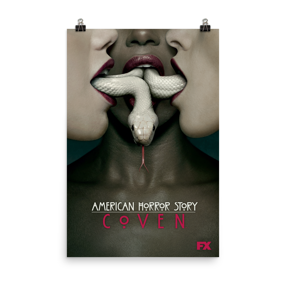 American Horror Story Coven Art Premium Satin Poster Shop Hulu