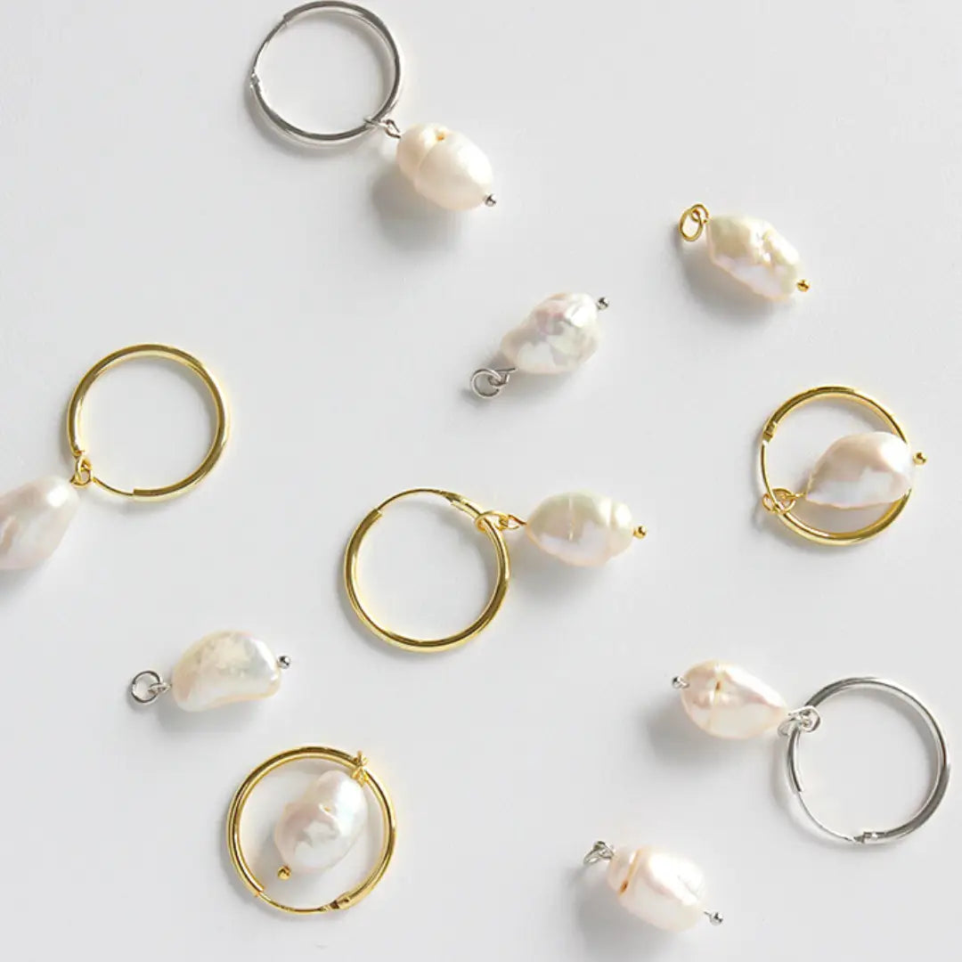 Francoise Earrings - Gold Charm Earrings