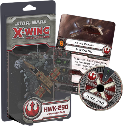 Star Wars X-WING Miniatures HWK-290 Expansion Pack GIOCHI UNITI 