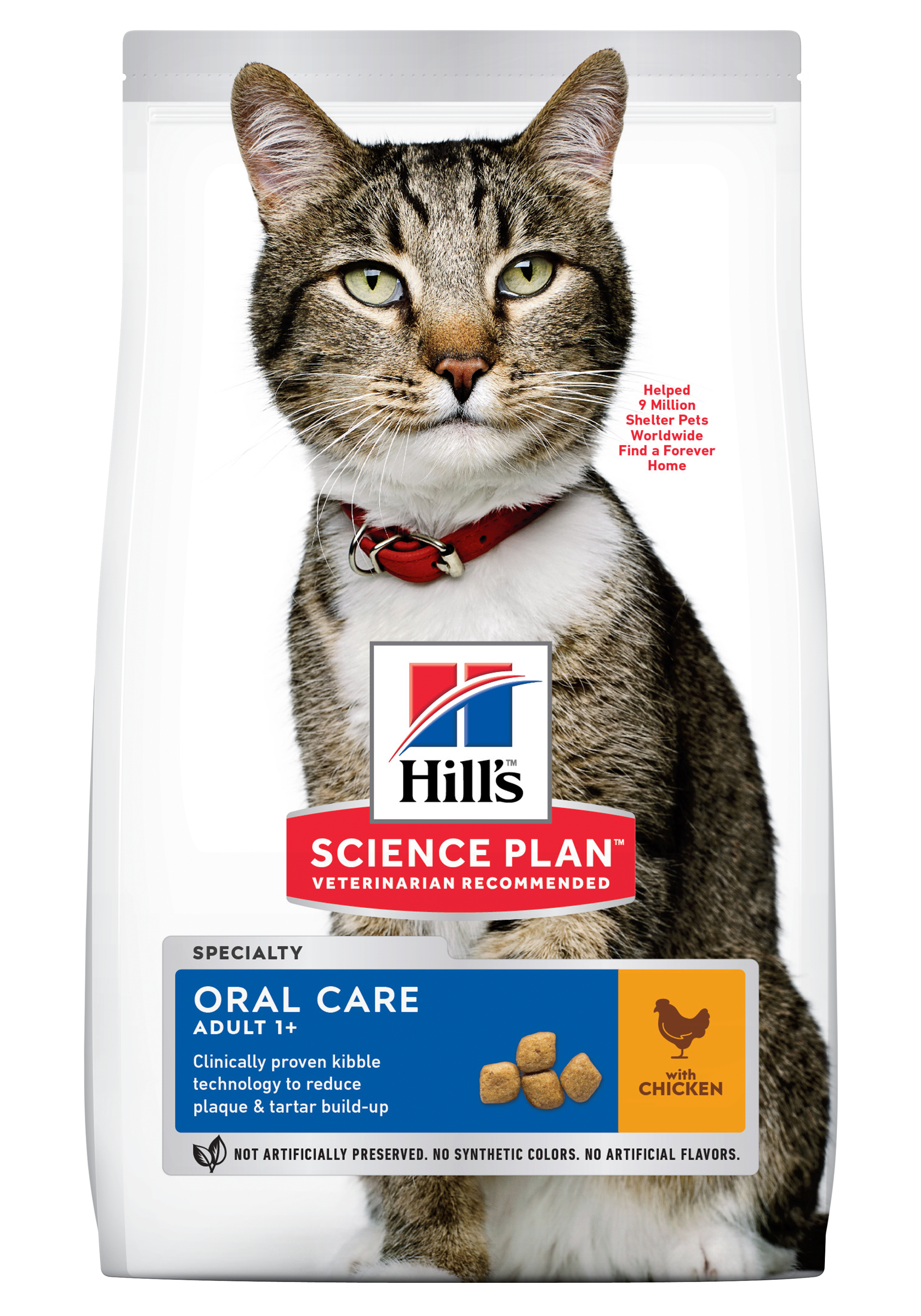 hills science diet cat food oral care