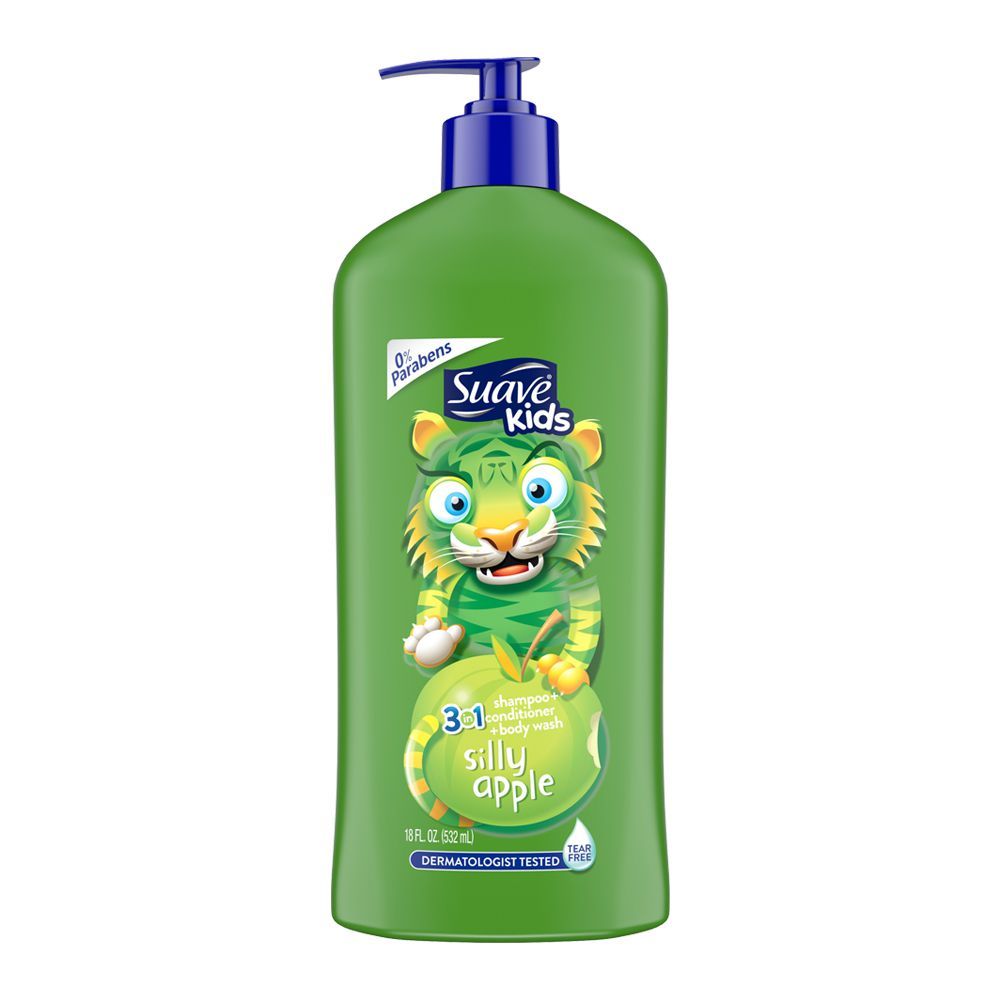 Suave - Silly Apple - In 1 - Shampoo + Conditioner +Body Wash - 532 ML | Jodiabaazar.com – JodiaBaAzar.com
