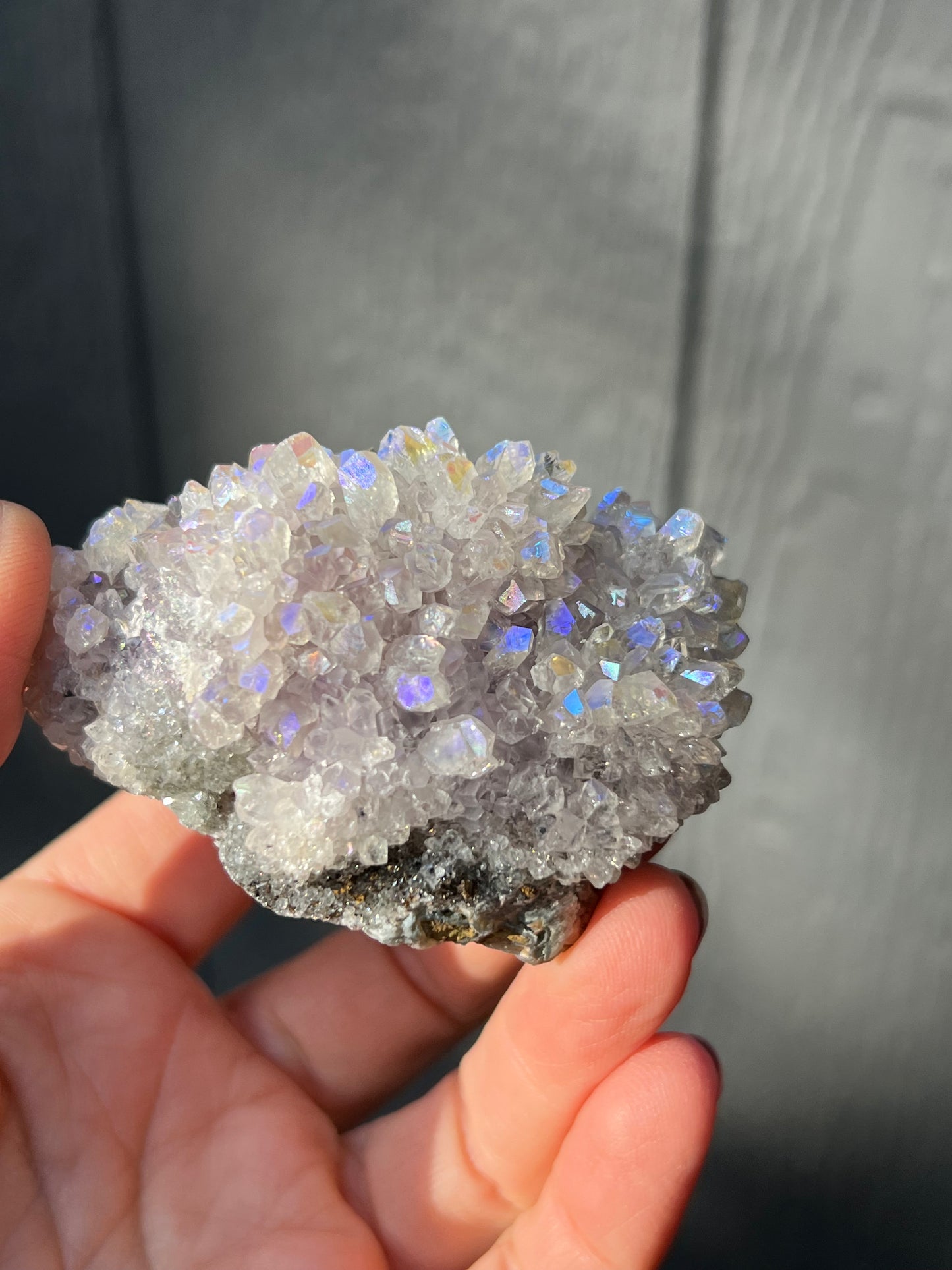 Angel Aura Amethyst Geode