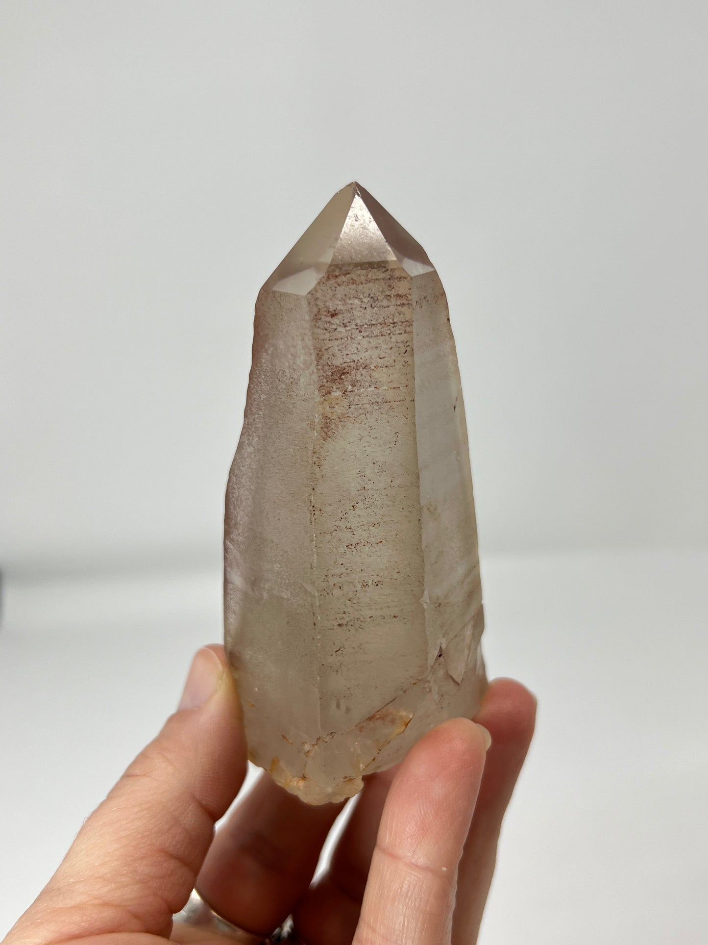 Pink Lemurian Time-link Quartz