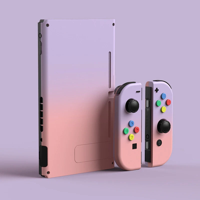 Purple Pink Gradient Nintendo Switch Replacement Accessories – Lux Skins Official