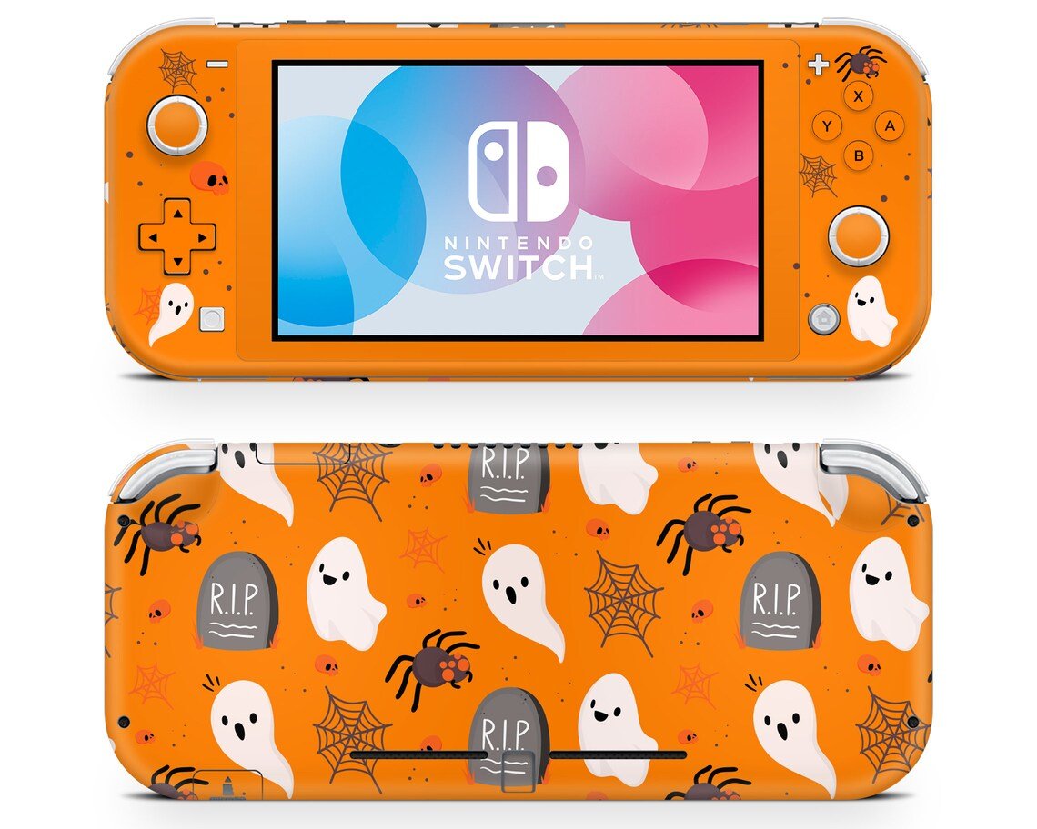 Halloween Spooky Season Nintendo Switch Lite Skin Lux Skins Official