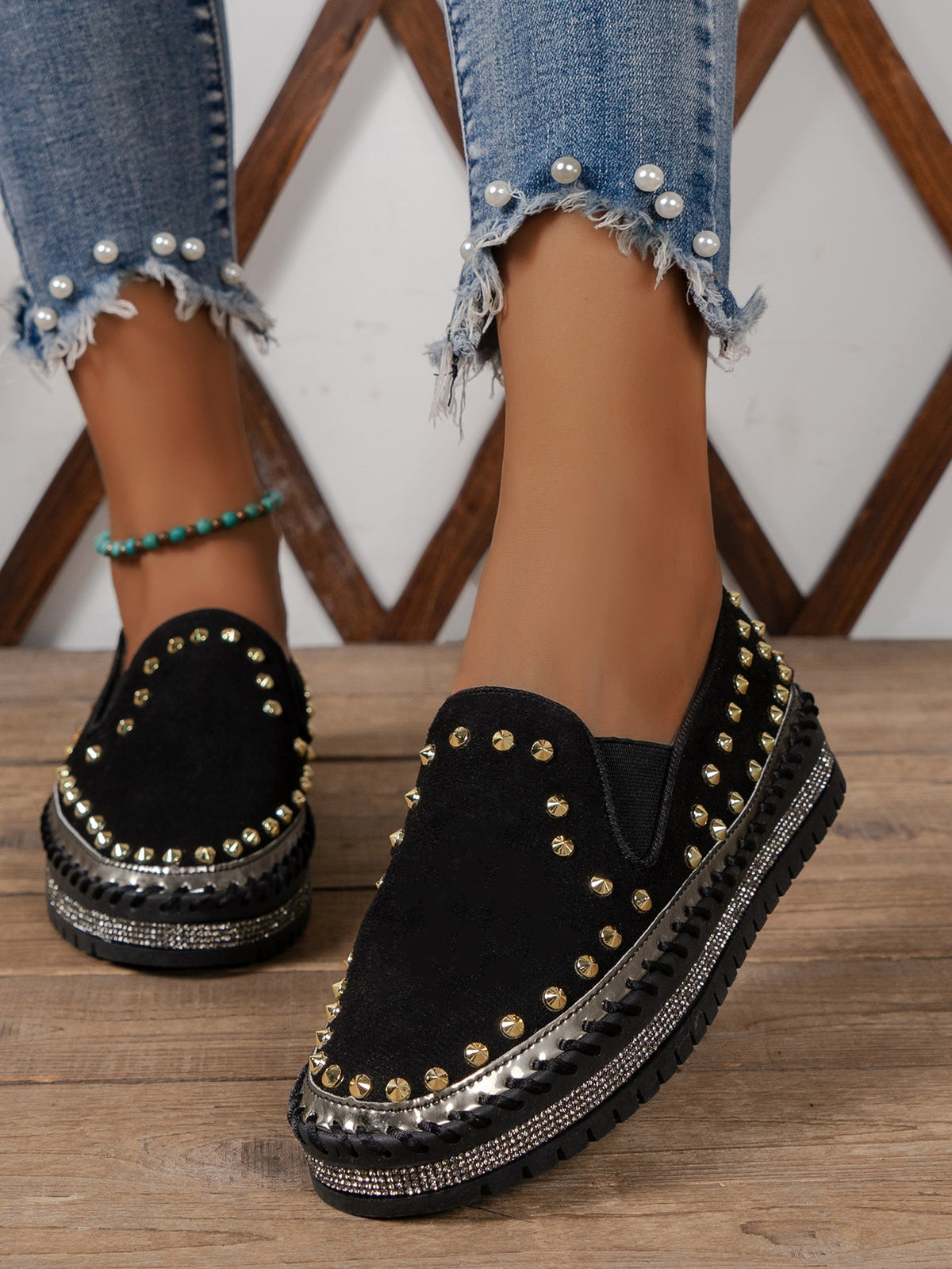 BelifiFashionable Comfortable Rhinestone Shoes