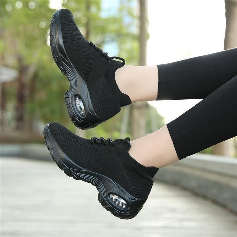 Belifi Lace Up Walking Running Shoes Platform Sneakers