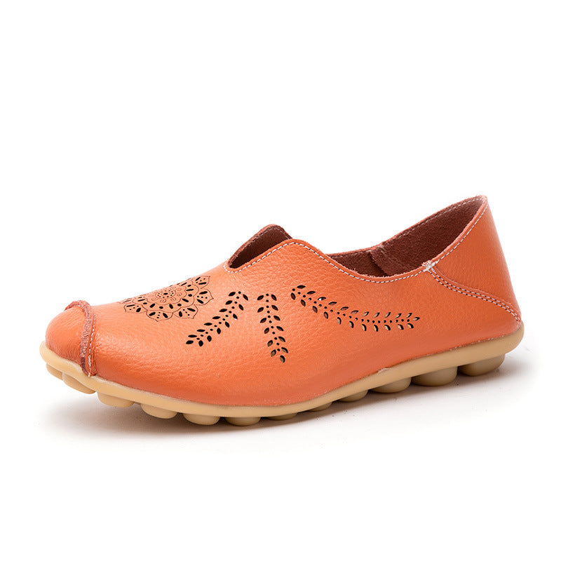 Belifi Hollow Flat Bottom Women Shoes