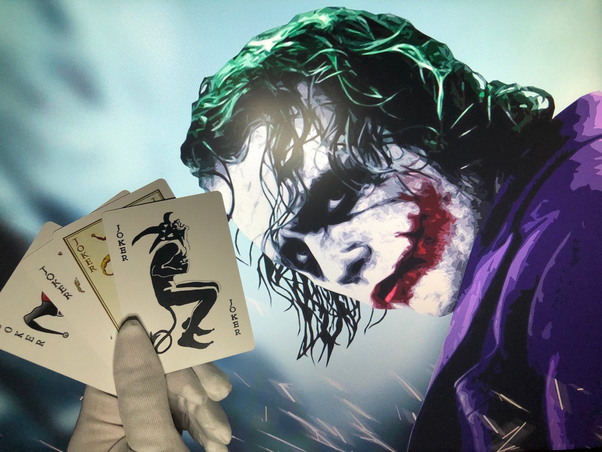 fist Jew Personification Dark Knight Jester Joker Poker Cards – Cosplay Horror