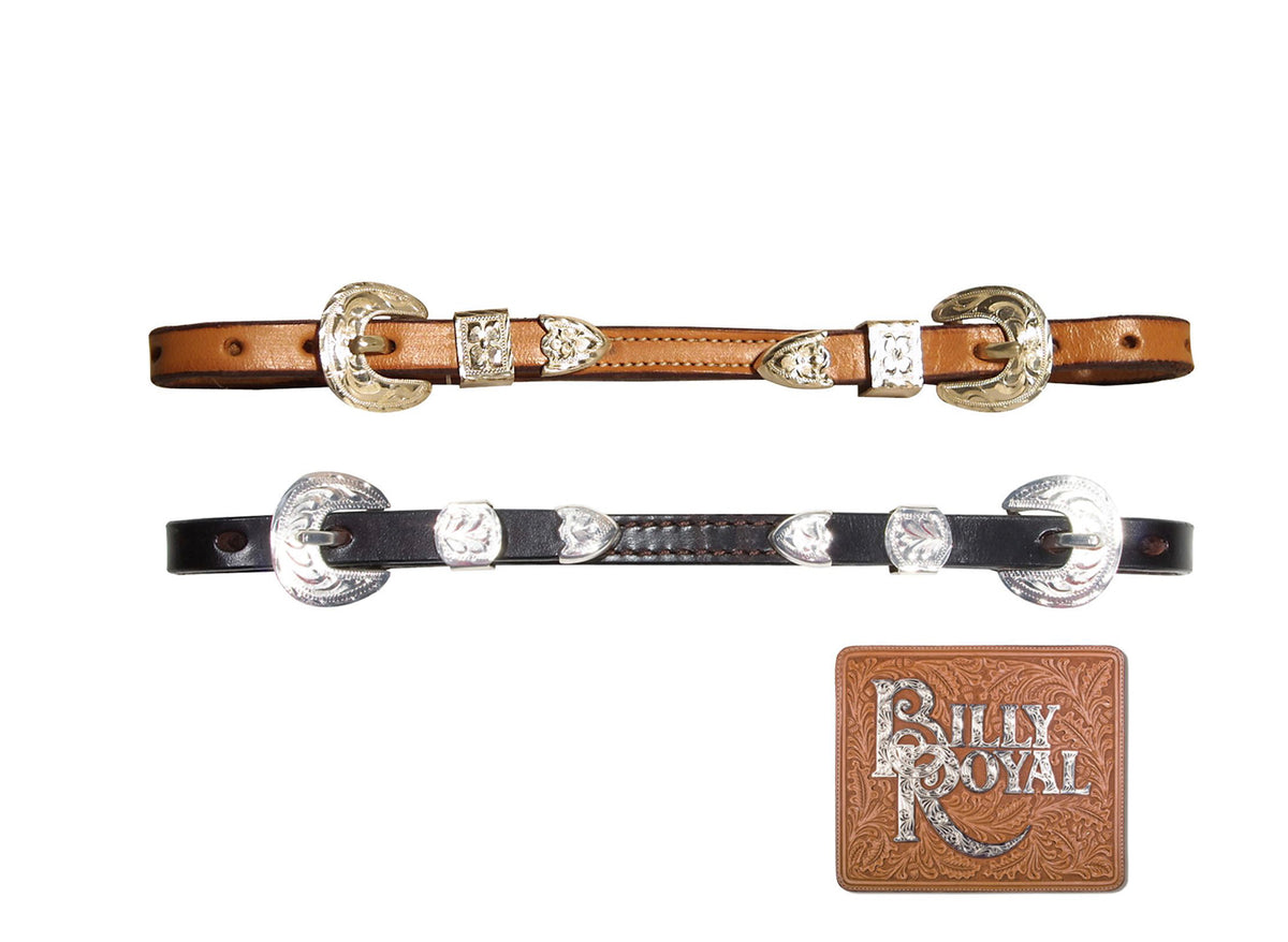 Showman Harness Leather Fully Adjustable Curb Strap 