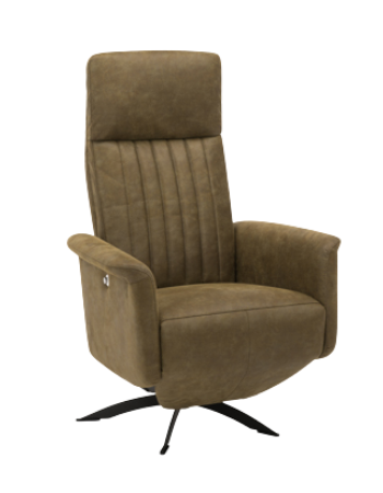 Portiek dennenboom Monarch JUST-RELAX ! stoere relaxfauteuil in cadillac stiksel – Relaxzit4you