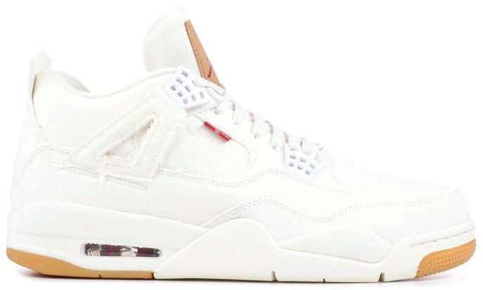 levi's x air jordan 4 white denim