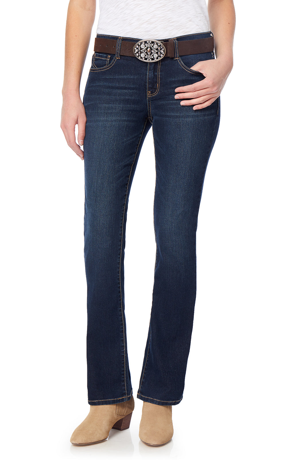 InstaStretch® Legendary Slim Bootcut Jeans – WallFlower Jeans