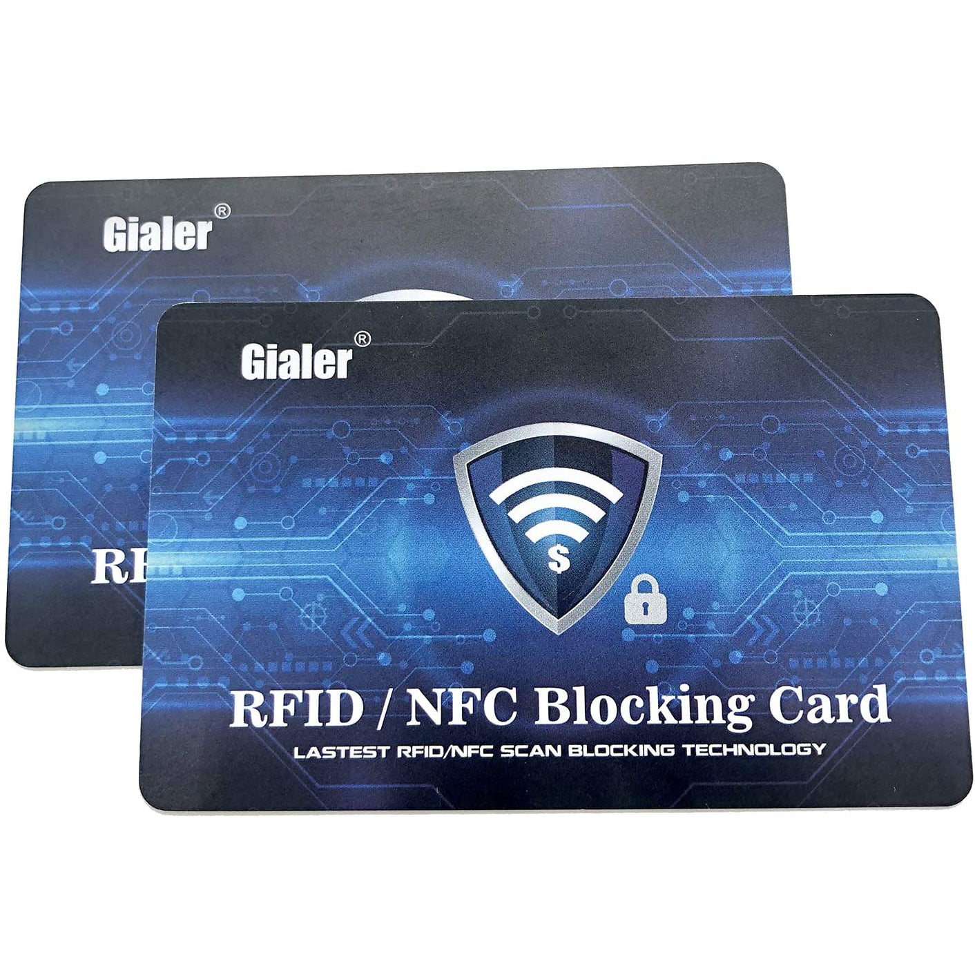Gialer 2-500PCS RFID NFC blocking cards Debit Credit card protector sleeve case holder cover for Men & Women