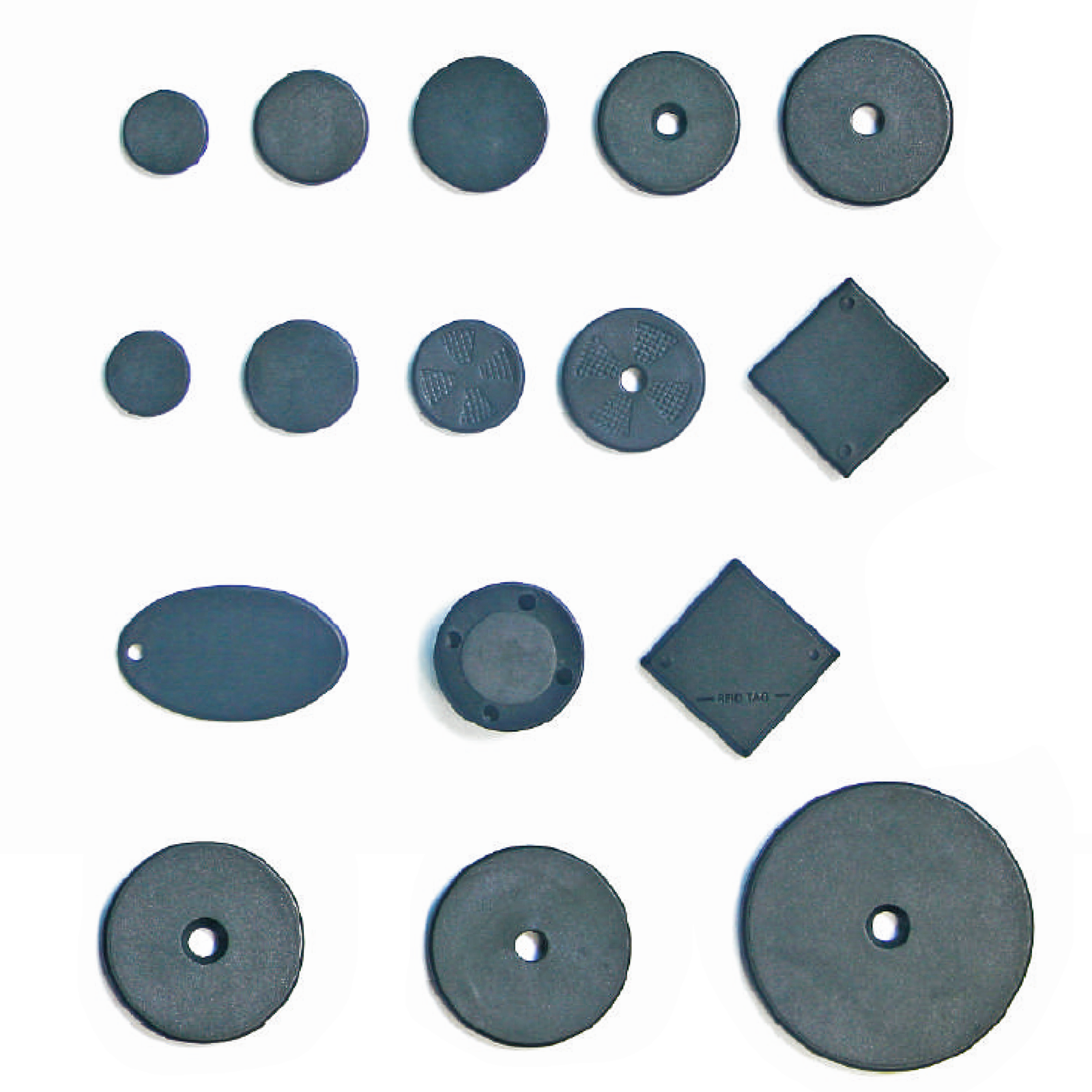 100pcs RFID High Temperature Resistant Button Label Waterproof RFID Tag for Industrial Management
