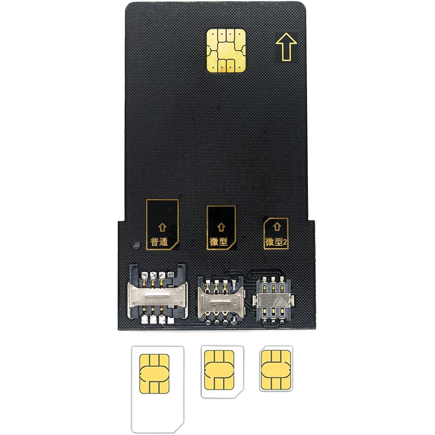 Gialer LTE Cards Program kit,1 Reader + 5pcs  Cards + 1 Card Adapter kit + GRSIMWrite Software