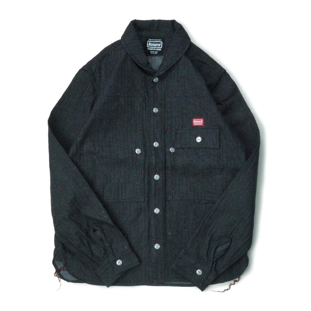 SWCPS22-HB Shawl collar L/S Shirt | SAMURAI JEANS ONLINE STORE