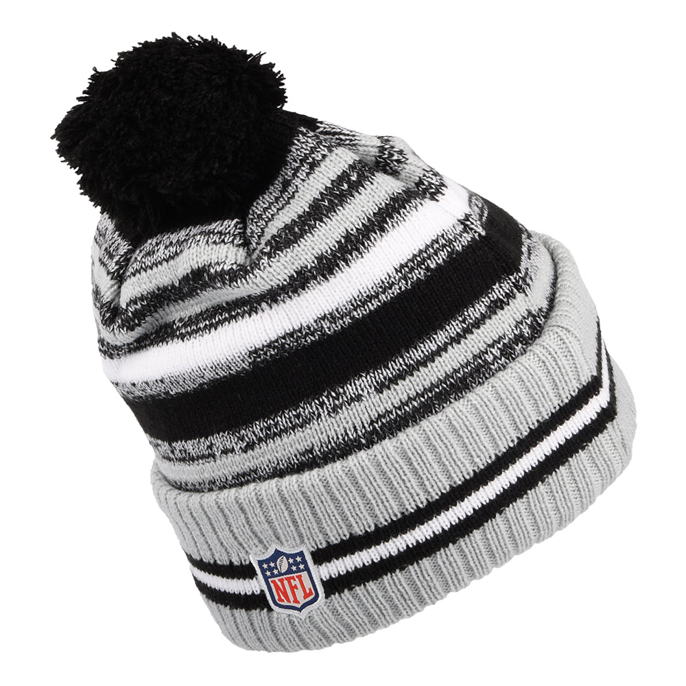 las vegas raiders bobble hat