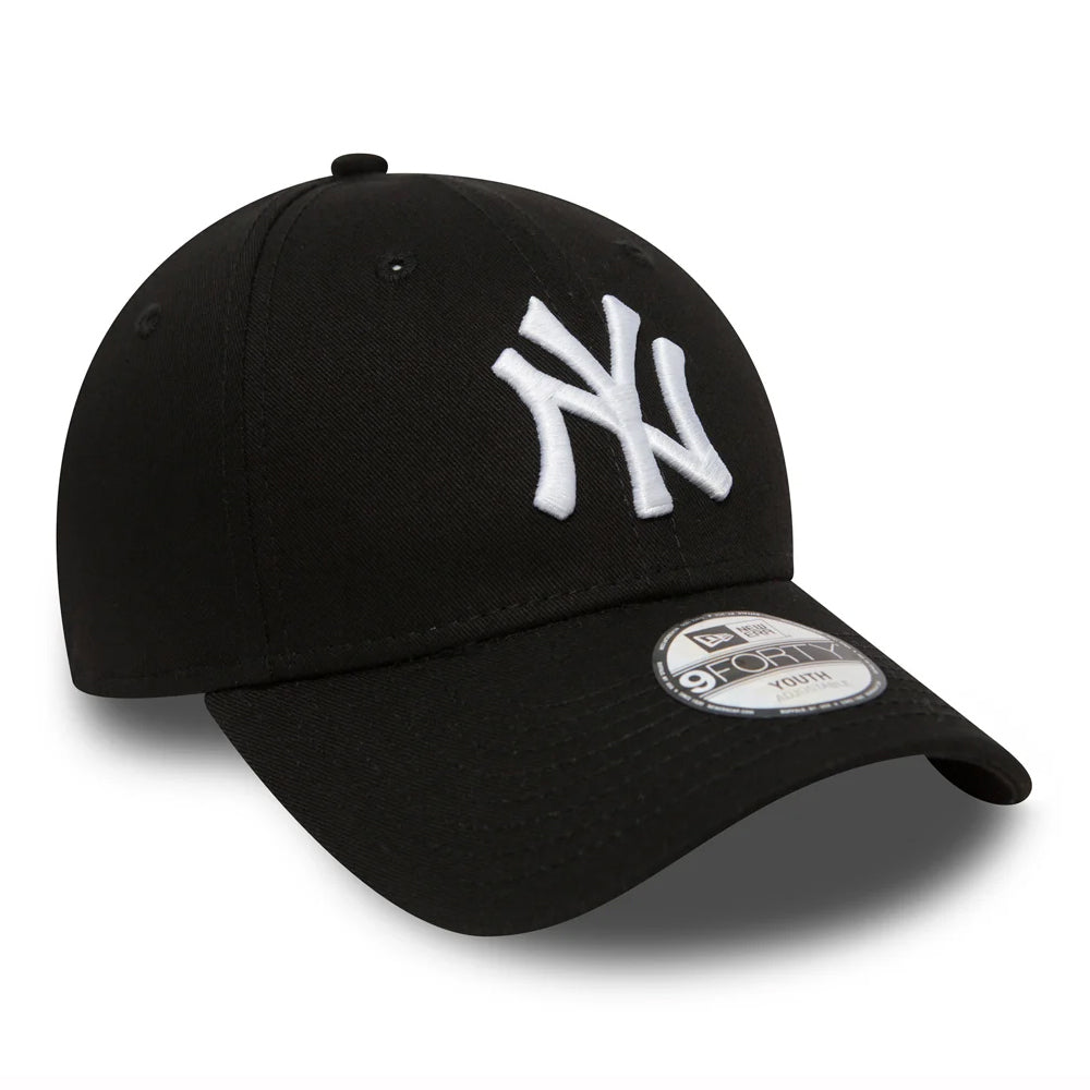Unbekannt New Era New York Yankees New Era 9forty Adjustable Kids cap League Essential Black/Black Child 